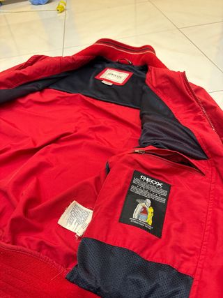 Giubbotto Geox Rosso Uomo