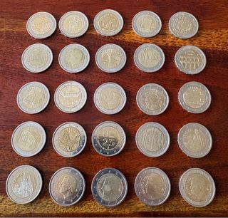Lote 25 Monedas 2€ Conmemorativas-Año España