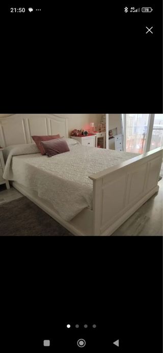 Estructura Cama Ikea Brimnes Blanca 140x200