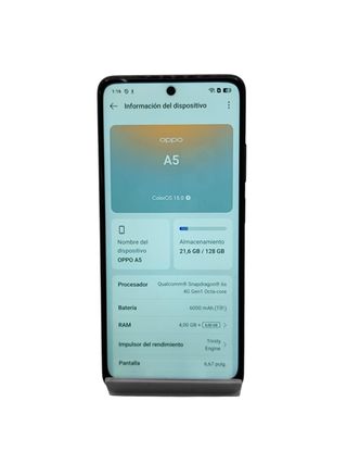 OPPO A5 128GB/4GB RAM NERO + SCATOLA *DA PROVARE*