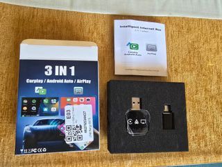 Adaptador Inalámbrico CarPlay Android Auto