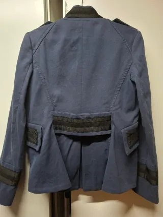 Chaqueta Zara azul militar