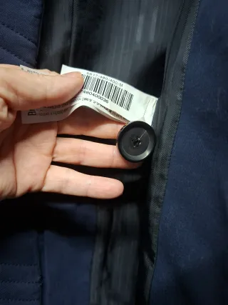 Chaqueta Zara azul militar