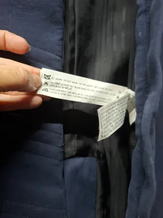 Chaqueta Zara azul militar