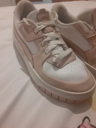 Zapatillas Puma Mujer Rosa y Blanco