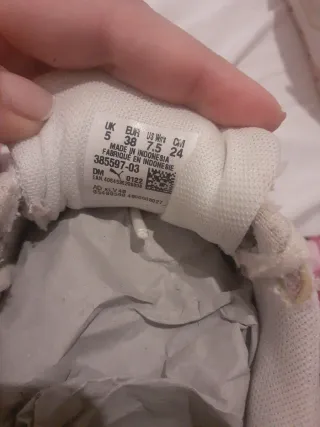 Zapatillas Puma Mujer Rosa y Blanco