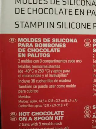 Stampo per cioccolatini a bastoncino per la tua tazza di cioccolato