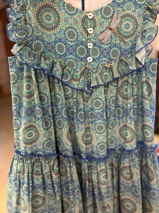 Vestido Noma Fernandez estampado talla 8