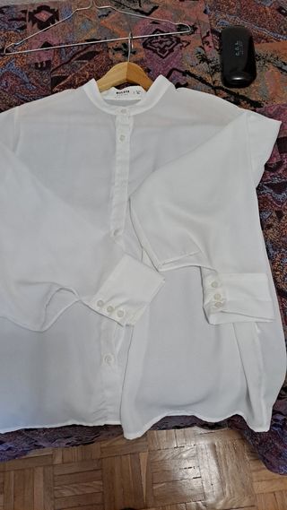 Blusa blanca fiesta talla M