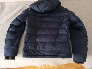 Abrigo acolchado azul Zara Talla M