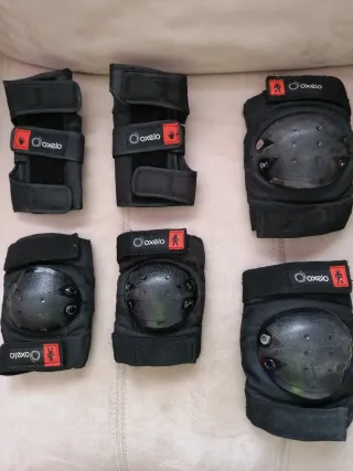 Protecciones Oxelo para skate/patinaje
