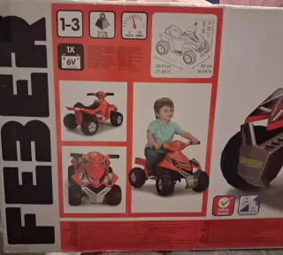 Moto Quad RACY FEBER Roja