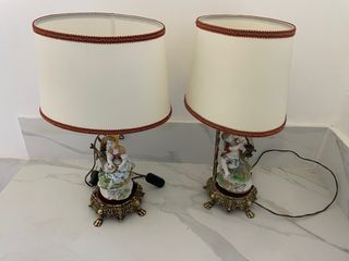 Lámparas Clásicas Porcelana y Metal