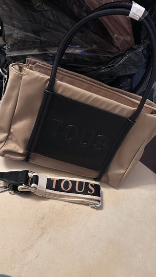 Bolso Tous Beige y Negro