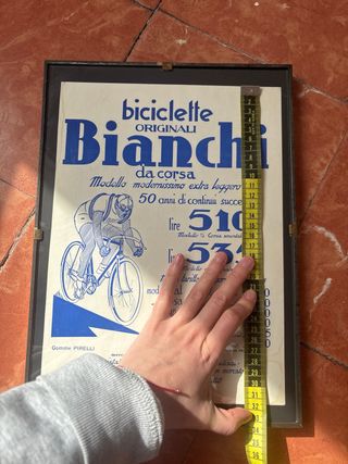 Póster Publicitario Bicicletas Bianchi Originales