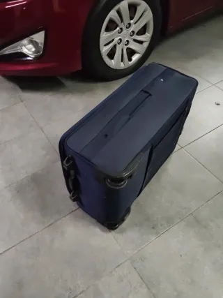 Maletas de viaje medianas (morado  rojo y azul