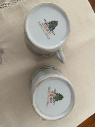 Set 2 Tazzine Porcellana Cinesi vintage anni ‘50