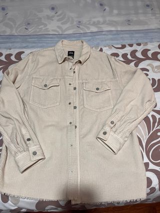 Chaqueta Zara Beige Corduroy