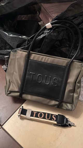 Bolso Tous Negro y Gris