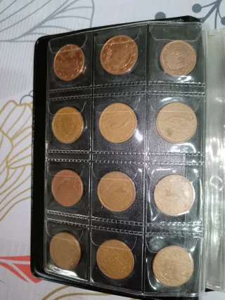 Colección de monedas de colección