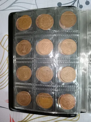 Colección de monedas de colección