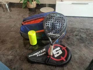 Bolsa pádel Kuikma + Pala Akkeron Cobra Diablo