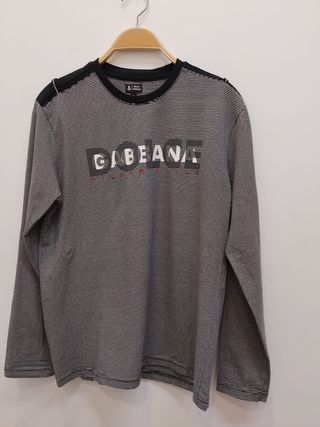 Camiseta manga larga rayas hombre XL