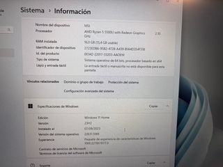 Portatile MSI Modern 15A5M AMD Ryzen 16GB