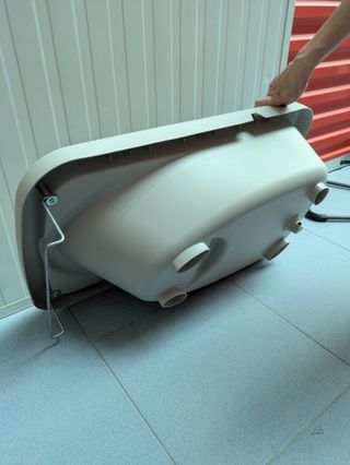 Vaschetta per neonati con fasciatoio