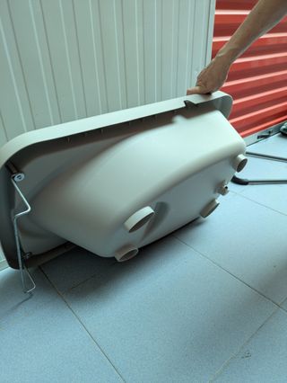 Vaschetta per neonati con fasciatoio