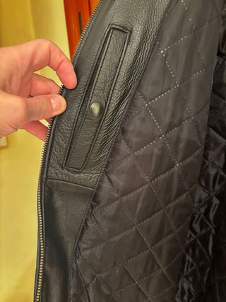 Cazadora Aviador Bison Futé Negra