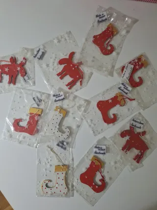 Decorazione natalizia in legno fatta a mano in DM