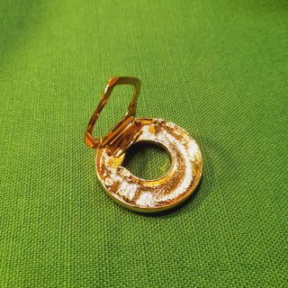 Ferma foulard vintage anni 90 oro