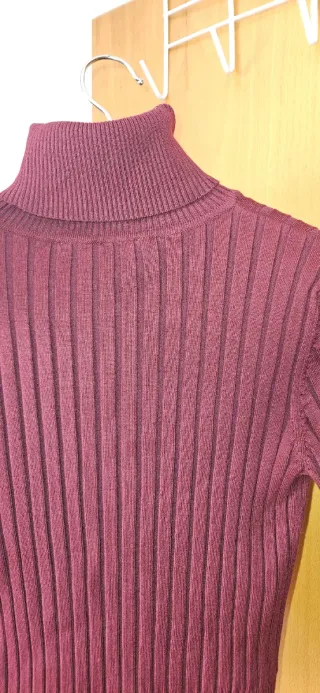 Zara Gola Alta bordo vinho