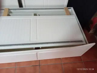 Diván Hemnes Ikea Blanco con Cajones