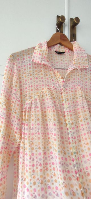 Blusa fina Chocolat lunares