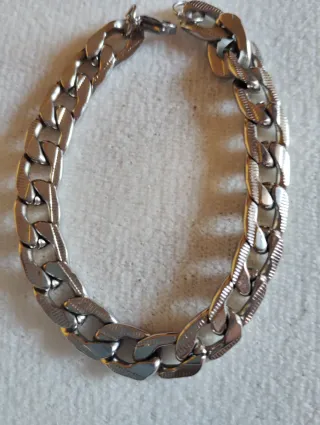 Pulsera de Acero Plateada