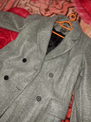 Abrigo largo Primark gris