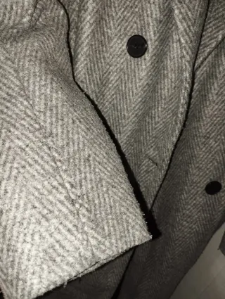 Abrigo largo Primark gris