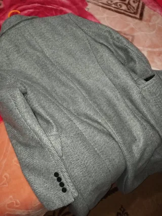 Abrigo largo Primark gris