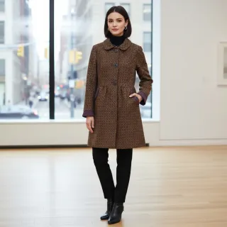 Abrigo Indi & Cold estampado T38 NUEVO