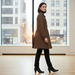 Abrigo Indi & Cold estampado T38 NUEVO