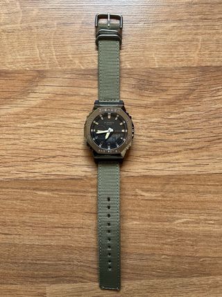 RELOJ CASIO DORADO Y VERDE