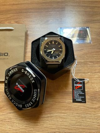 RELOJ CASIO DORADO Y VERDE
