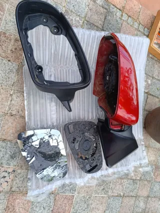 Retrovisor Kona 2019 Rojo