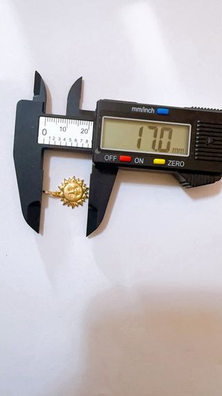 Ciondolo Sole in Oro Giallo 18kt 750