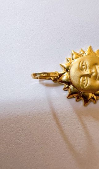 Ciondolo Sole in Oro Giallo 18kt 750