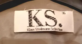 OFERTA:Chaquetón pura lana gris T/M marca K.S.