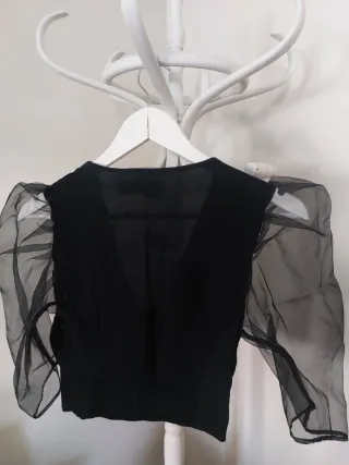 Camiseta Bershka M Transparente Mangas