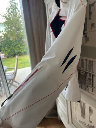 Giubbotto da sci Kjus bianco e rosso